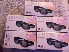 LG Life's Good 3D Glasses AG-S250 TV Projectors Black New In OPEN Box, used for sale  Shipping to South Africa