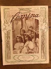 Revue femina 1908 d'occasion  Rennes