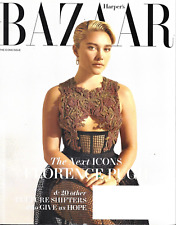 Harper's Bazaar Magazine Florence Pugh edição ícone moda outono sapatos botas bolsas comprar usado  Enviando para Brazil