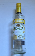 Vodka cítrico Smirnoff - botella vacía de 750 ml con tapa segunda mano  Embacar hacia Argentina