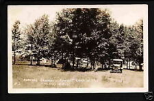 Summit Lake Wisconsin Wisconsin 1927 Cartão Postal Foto Real Acampamento Fundamentos, Carro, barraca, Homem Com Machadinha comprar usado  Enviando para Brazil