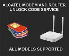 Código de desbloqueio de modem e roteador Alcatel, todos os modelos, em todo o mundo comprar usado  Enviando para Brazil