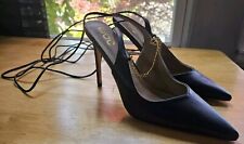 womens black court heels for sale  New Britain