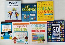 Lote de 7 libros de juegos de codificación y programación de computadoras para principiantes para niños, adolescentes, usado segunda mano  Embacar hacia Argentina