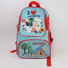 Mochila Disney Minnie Mouse Campamento Azul y Rojo Niños Niñas Bolso para Libros segunda mano  Embacar hacia Argentina