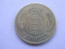 Denmark kroner 1875 usato  Italia