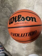 Juego de baloncesto oficial Wilson Evolution usado original de 29,5" talla 7 NFHS segunda mano  Embacar hacia Argentina