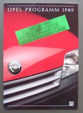 Używany, Program modeli Opel 1989: Senator, Vectra, Kadett, Corsa, ... * Katalog sprzedaży na sprzedaż  Wysyłka do Poland