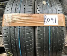 225 45 18 GOODYEAR EFFICIENT GRIP 91V RUNFLAT 2254518 part worn tyre 5-5.5mm X2 for sale  Shipping to South Africa