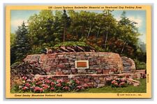 Rockefeller Memorial Great Smoky Mountains National Park UNP Linen Postcard S25 segunda mano  Embacar hacia Argentina