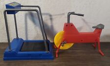 Used, Vintage Meritus Barbie Treadmill & Stationary Exercise Bike Set for sale  Shipping to South Africa
