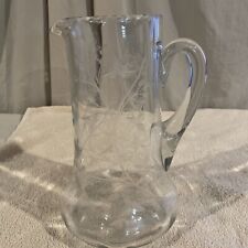 Clear glass pitcher for sale  Higbee