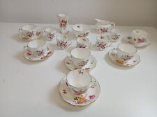 Set of 20 Royal Crown Derby Posies Tea/Coffee Set inc Milk Jug, Vase & Bowl etc. for sale  Shipping to South Africa