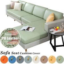 Capa de sofá impermeável de couro ecológico para sala de estar almofada de sofá elástica, usado comprar usado  Enviando para Brazil