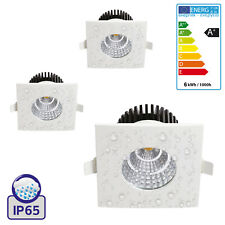Recessed Ceiling Spot Wet Room LED Light Bathroom Spotlight Lamp Recessed Spot IP65 6W, brukt til salgs  Frakt til Norway