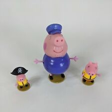 Estatuillas de vela Peppa Pig de George Pig y abuelo cerdo toppers de pastel 2003, usado segunda mano  Embacar hacia Argentina