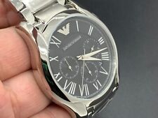Relógio masculino Emporio Armani cronógrafo prata aço inoxidável AR11083 comprar usado  Enviando para Brazil