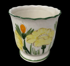 Vaso de cerâmica floral papoulas decoração banheiro vaidade pintado à mão comprar usado  Enviando para Brazil