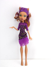 Monster High Doll Clawdeen Wolf Frights Camera Action Black Carpet for sale  Shipping to South Africa