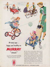 Carrinho de passeio Murray com pedal de bicicleta feliz e saudável em todas as idades 1952, usado comprar usado  Enviando para Brazil