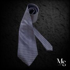 Gravata de seda FRANGI BY TIE RACK cinza geométrica luxo feita na Itália com: 3,5" nova com etiquetas comprar usado  Enviando para Brazil