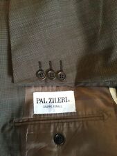 Pal Zileri Blazer Mens 42R Solid Brown Sport Jacket 52 EU Italy 3 Button Mint for sale  Shipping to South Africa