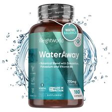 Water Away 180 cápsulas de desintoxicação - para pernas cansadas - cansaço e fadiga, metabolismo comprar usado  Enviando para Brazil