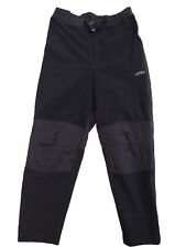VTG CAMPMOR FLEECE/Nylon PANTS Men's Size Medium Black Full Side Zipper Elastic, used for sale  Shipping to South Africa