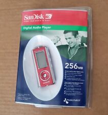 SanDisk Sansa SDMX1 (256MB) Cyfrowy odtwarzacz MP3 Czerwony na sprzedaż  Wysyłka do Poland