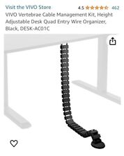 Kit de gerenciamento de cabos VIVO vértebras altura ajustável mesa quad organizador de fio comprar usado  Enviando para Brazil