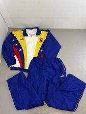 Usado, Traje chándal de fútbol vintage Puma Venezuela para hombre XL azul rompevientos conjunto forrado en malla segunda mano  Embacar hacia Argentina