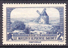 Timbre 1936 moulin d'occasion  La Brède