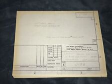 Vintage original blueprints for sale  North Ridgeville