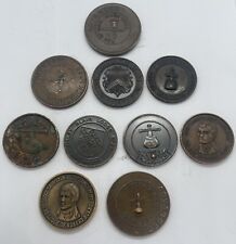 10 X MASONIC FREEMASON LODGE TOKENS for sale  Shipping to South Africa