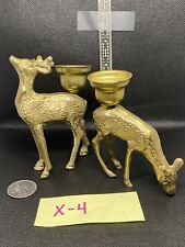 Brass deer candle for sale  Fairland