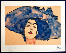 Egon Schiele  " Eva " Litografia (Paul Cézanne Gauguin Amedeo Modigliani) segunda mano  Embacar hacia Argentina