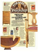 Formby's Workshop 1989 producto de cuidado de muebles acabado anuncio impreso vintage segunda mano  Embacar hacia Argentina