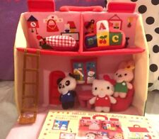 2001 Vintage Sanrio Hello kitty Doll house Kitchen Family Japan Plush Plushy  for sale  Shipping to United Kingdom