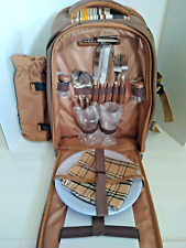 Bolso mochila de picnic Apollo Walker compartimento enfriador para 2 personas, botella desmontable, usado segunda mano  Embacar hacia Argentina