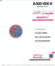 Safety card egyptair d'occasion  Châteauneuf-en-Thymerais
