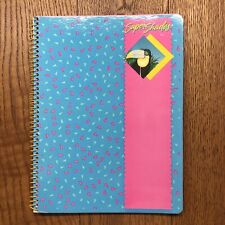 Cuaderno en espiral vintage años 80 Mead súper tonos rosa suave , usado segunda mano  Embacar hacia Argentina