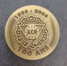Medaille Centenaire  ACO 1906-2006 Automobile Club De L'ouest , 24heures Du Mans, usado comprar usado  Enviando para Brazil