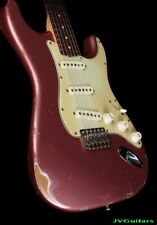 STRAT BODY RELIC 60s NitroThinSkinLacquer 59 BURGANDY MIST Lightweight JVGuitars for sale  Shipping to Canada