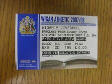 2007 ticket wigan for sale  BIRMINGHAM