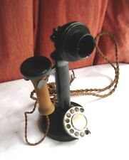 Antique original black candlestick telephone 1920s S 234 No 22 for sale  Shipping to South Africa