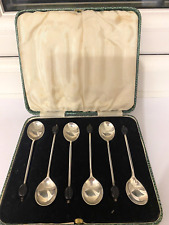 silver coffee bean spoons for sale  Shipping to Ireland