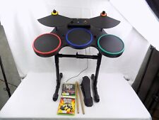 Pacote kit de bateria Guitar Hero Xbox 360 + jogos x2 comprar usado  Enviando para Brazil