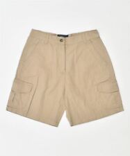 EXPLORA Womens Cargo Shorts IT 46 Large W30 Beige Cotton Vintage AS11, used for sale  Shipping to South Africa