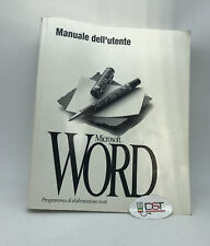 Microsoft word manuale usato  Ancona