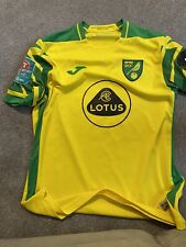norwich city match worn football shirt for sale  GREAT YARMOUTH